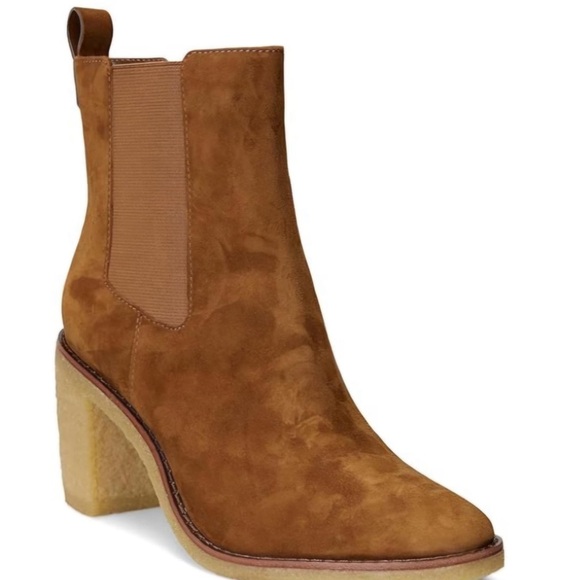 Lauren Ralph Lauren Marianna Womens Suede Chelsea Boots, 5.5B - Picture 6 of 8